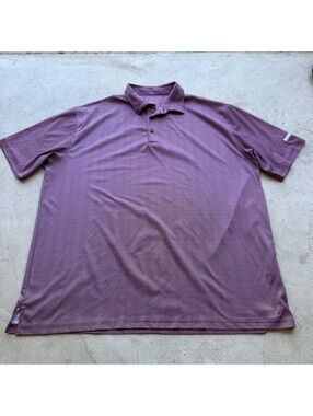 HL Sport Men 2XL Sport Performance Polo Shirt Red Short Sleeve Golf Tee FORD